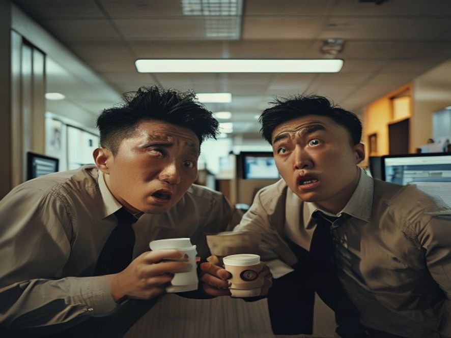 同事私下告知听到的秘密，当事人震惊愤怒