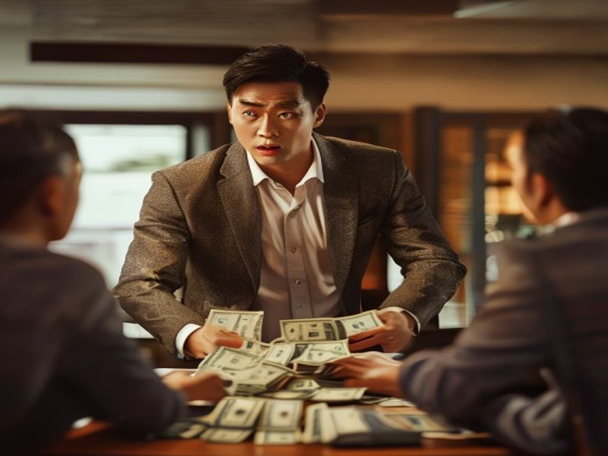 一个人主动放弃自己份额，把一亿元分给其他四人
