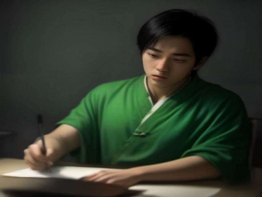 观众懒散地合上笔记本电脑，屏幕上是动画暂停画面，手机论坛页面未点击
