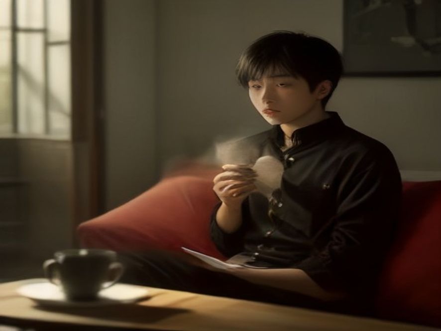 用户看着手机话费账单感到无奈